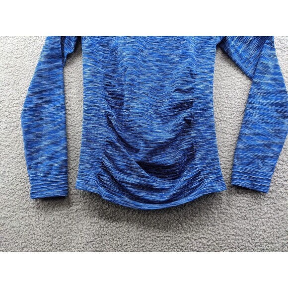 Athleta Women's Small Radiance Blue Space Dye Pullover Hoodie Style #103021 - Picture 8 of 13